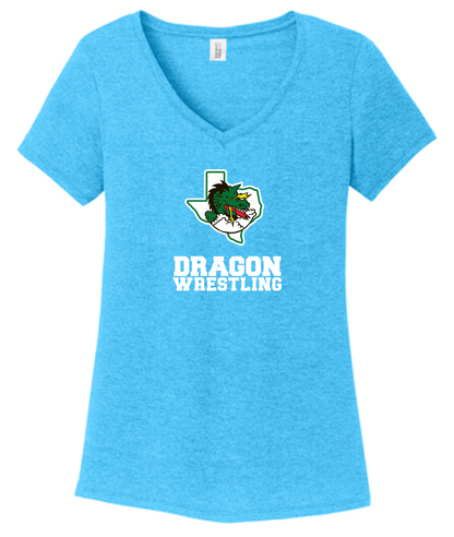 Dragon Wrestling Logo with Text  Women's Cut Styles