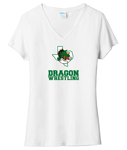 Dragon Wrestling Logo with Text  Women's Cut Styles