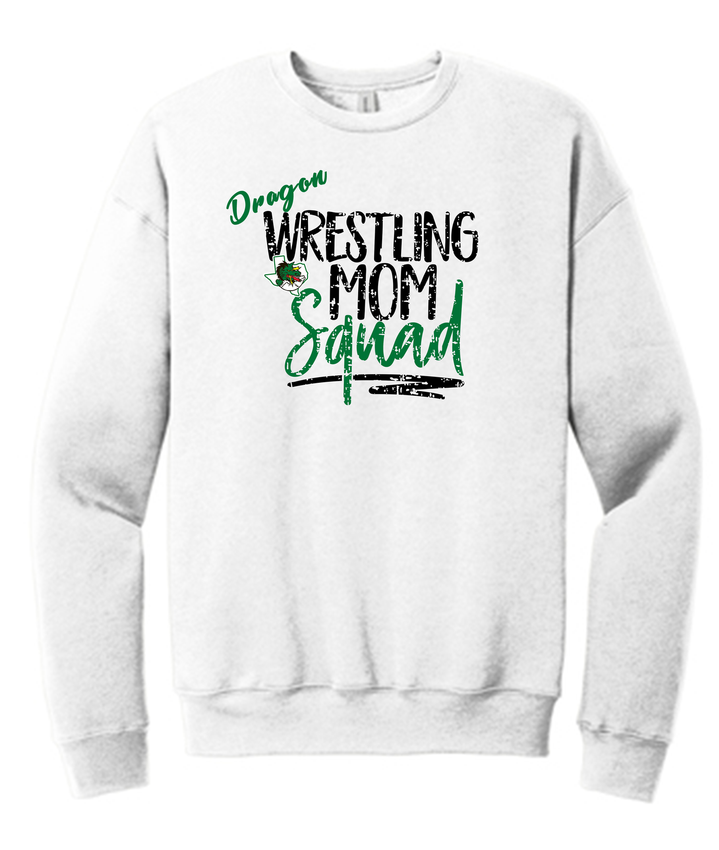 Dragon Wrestling Mom Squad Crewneck and Hoodies