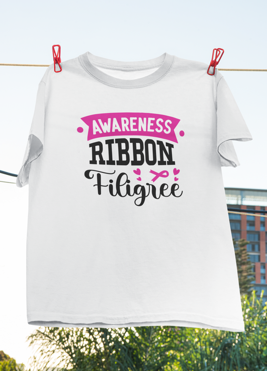 Awareness Ribbon Filigree