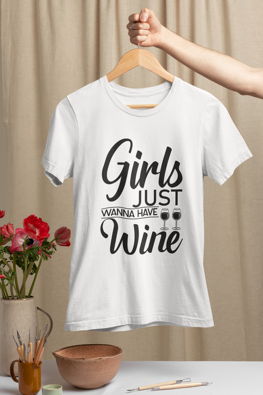 Girls Just Wanna Have Wine Design 1