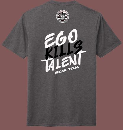 AAWC Ego Kills Talent T-Shirt (Curved Logo)