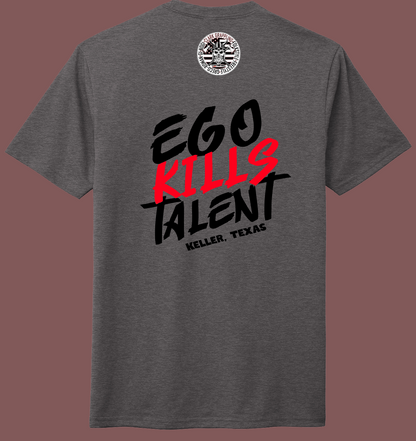 AAWC Ego Kills Talent T-Shirt (Curved Logo)