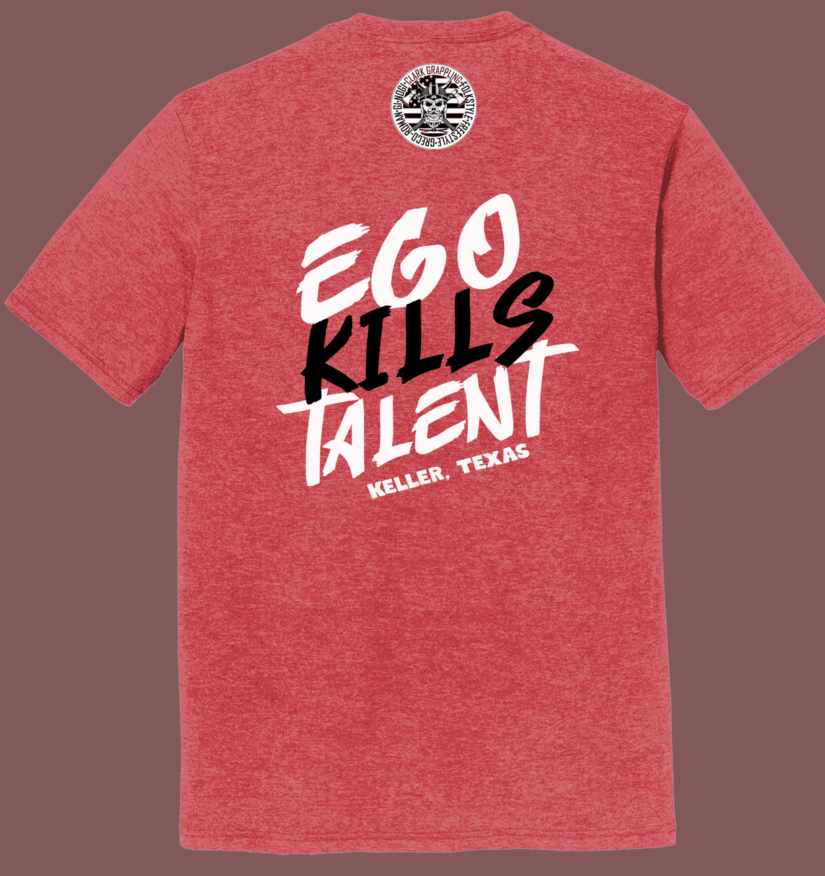 AAWC Ego Kills Talent T-Shirt (Curved Logo)